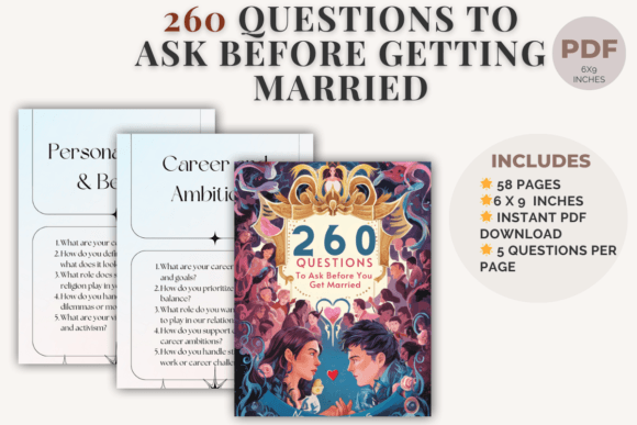 260 Questions to Ask Before Getting Married