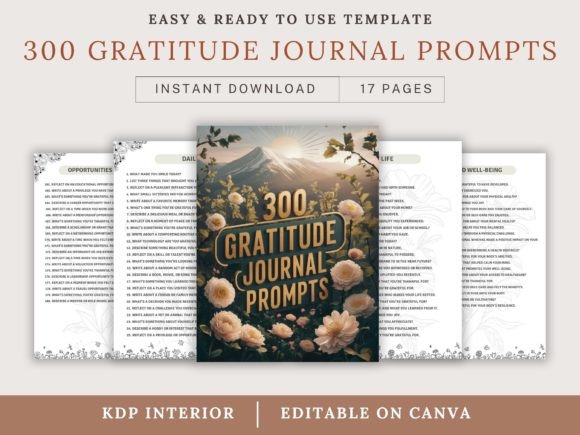 300 Gratitude Journal Prompts