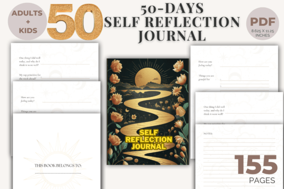 50 Days Self Reflection Journal: A Journey of Growth and Insight