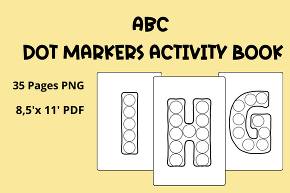 ABC Dot Markers Activity Book for Kids