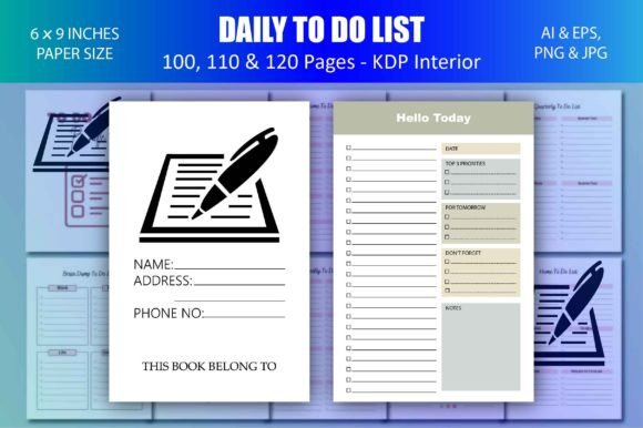 Daily Daily to Do List - Color Full: A Versatile Tool for Organized Living