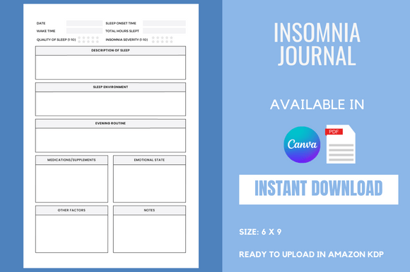 Insomnia Journal - KDP Interior