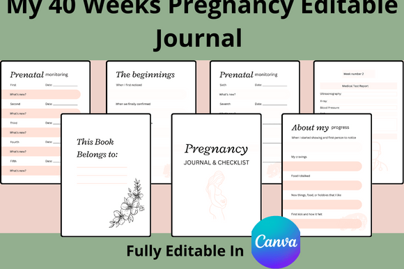My 40 Weeks Pregnancy Journal