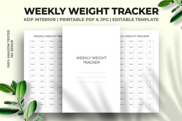 Weekly Weight Tracker KDP Interior: A Practical Tool for Tracking Progress